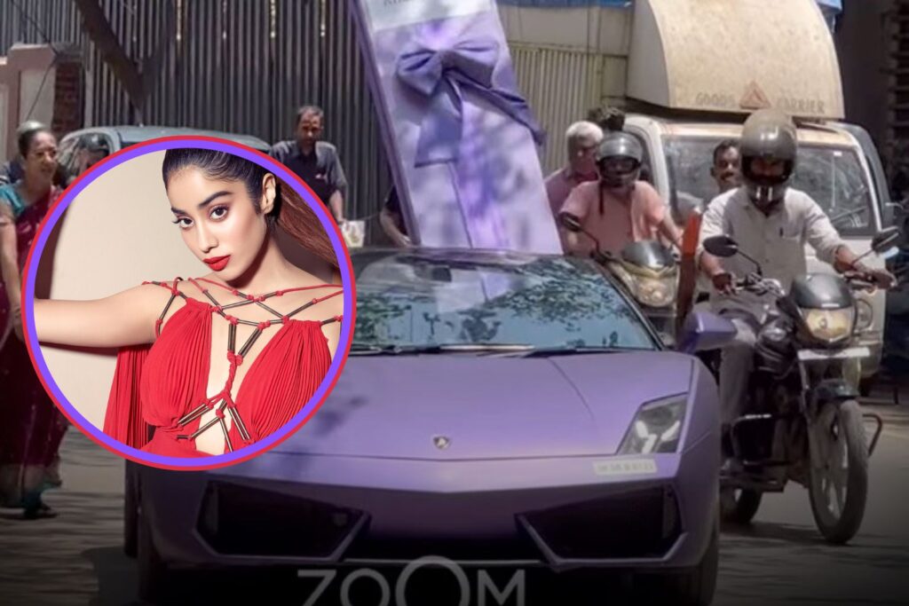 Janhvi Kapoor Receives Purple Lamborghini from Ananya Birla